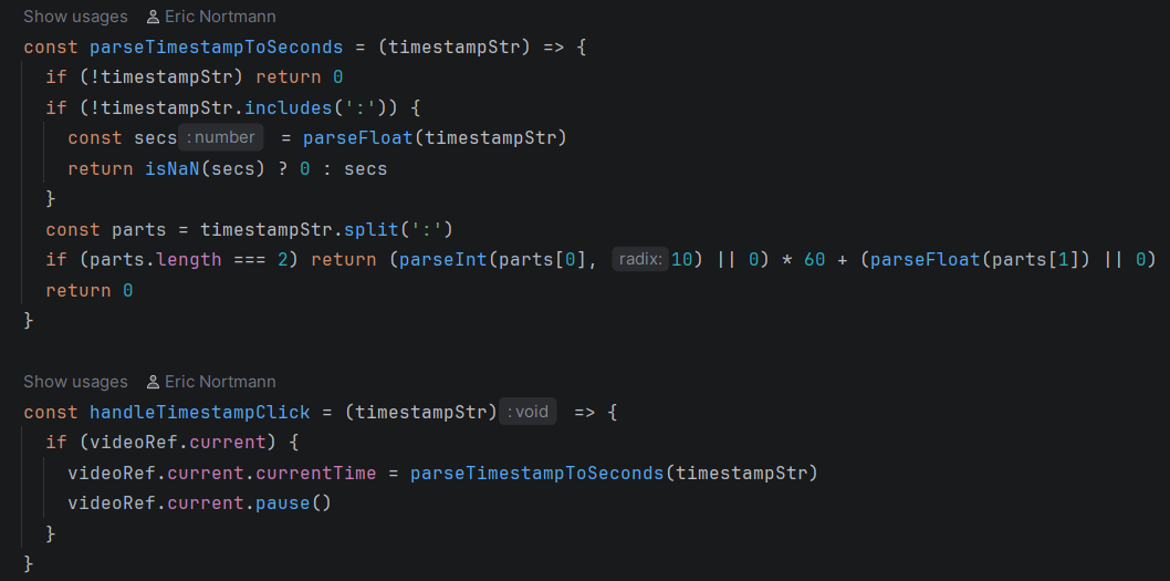 Timestamp Parsing Logic